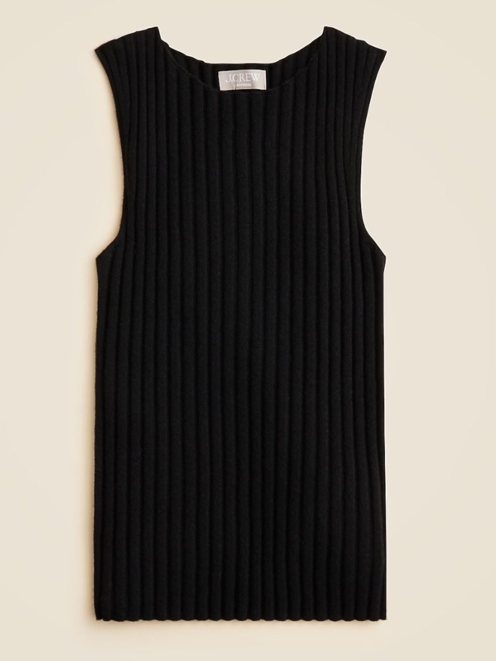 J crew Wide-rib cashmere sweater shell